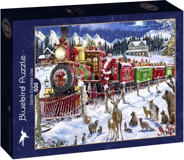 Bluebird puzzle Santov expres USA 500 dielikov