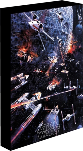Svietiaci LED obraz 30x40 cm Star Wars