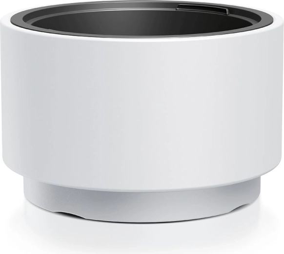 Biely okrúhly kvetináč s vložkou 46,8 cm HEOS