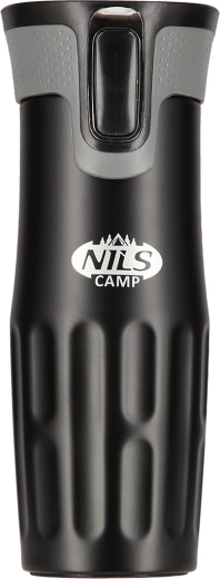 Termohrnček NILS CAMP 420 ml, čierny