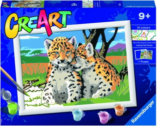 CreArt maľovanie pre deti Jaguáre