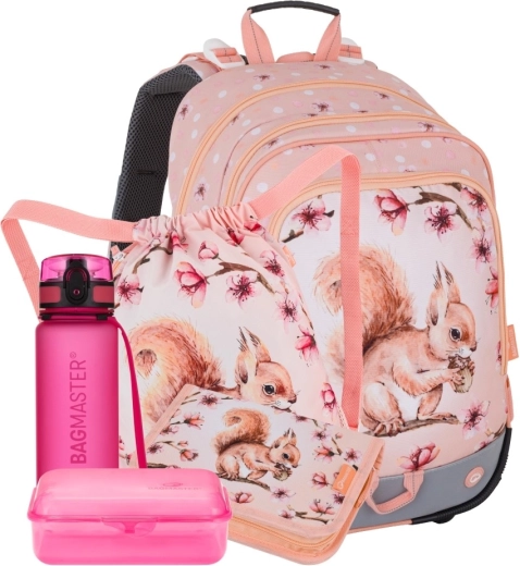 Bagmaster ALFA 26 veľký školský set pre prváčikov – veverička