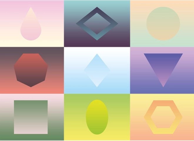 Puzzle geometria 1000 dielikov CLOUDBERRIES