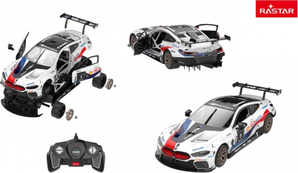 Rastar RC stavebnica BMW M8 GTE 1:18