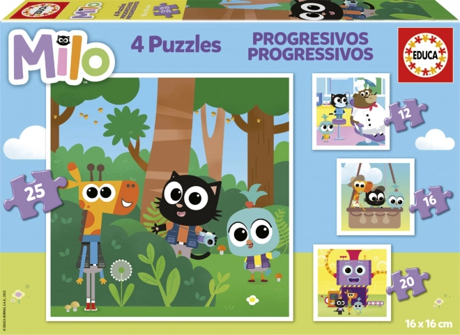 Educa Puzzle Milo 4 v 1