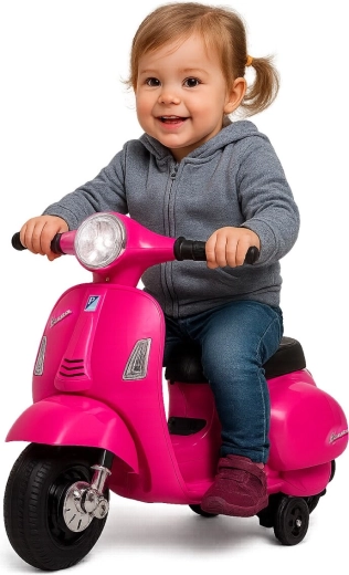 Detský elektrický skúter Vespa Mini ružový