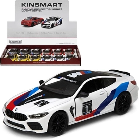 Zberateľský model BMW M8 Competition Coupé s polepmi