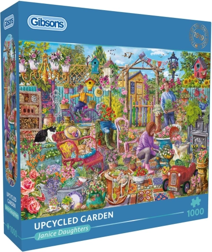 Gibsons puzzle záhrada z recyklovaných materiálov 1000 dielikov