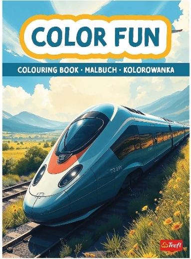 Omaľovánka: vlaky a lietadlá