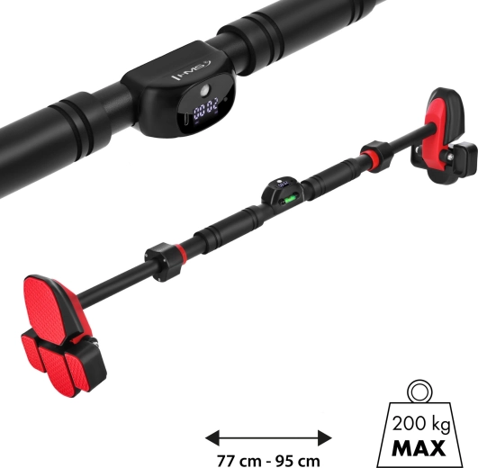 Hrazda do dverí s počítadlom a vodováhou HMS DD500