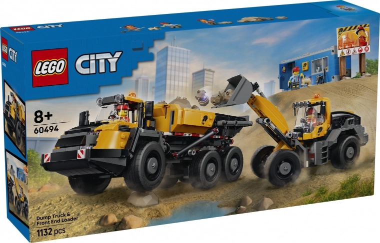 LEGO City sklápač a čelný nakladač