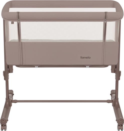 Lionelo Aurora 3v1 detská postieľka a prístelka beige taupe