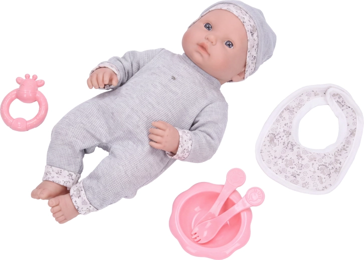 Bábätko so stravovacou súpravou 35 cm