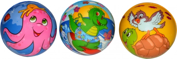Detská loptička so zvieratkami 9 cm
