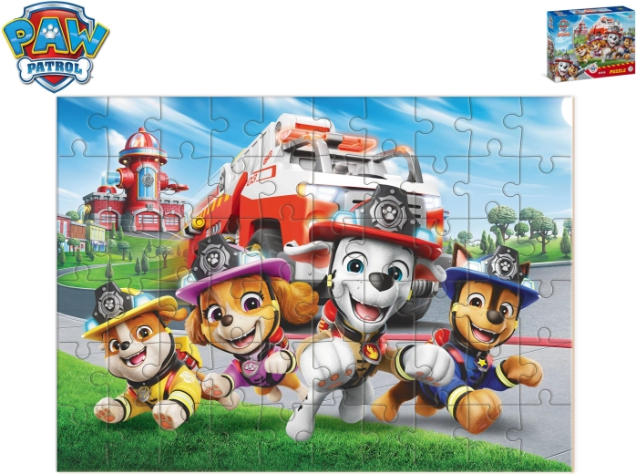 Detské puzzle Paw Patrol – záchranárska stanica v Adventure Bay (60 dielikov)