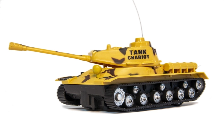 Diaľkovo ovládaný bojový tank mix farieb - 1 kus