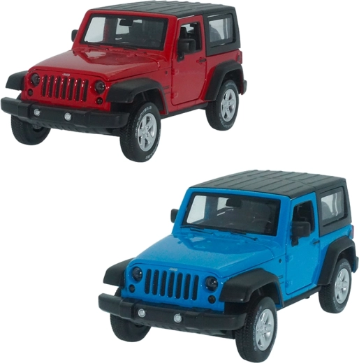 Kovový model JEEP Wrangler 1:32 so svetlom a zvukom