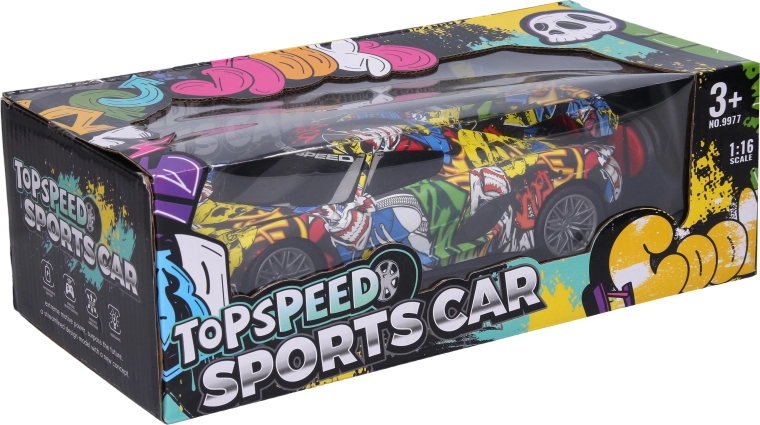 RC auto Graffiti na diaľkové ovládanie 24,5 cm - 1 kus