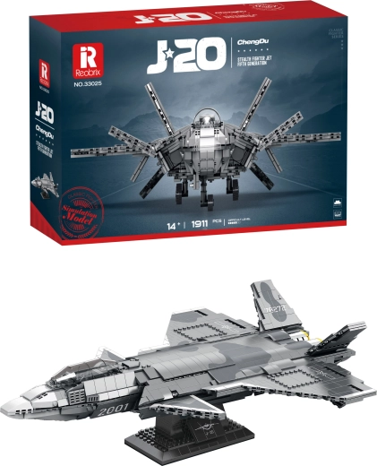 Stavebnica stíhačky J-20 fighter (1911 dielikov)