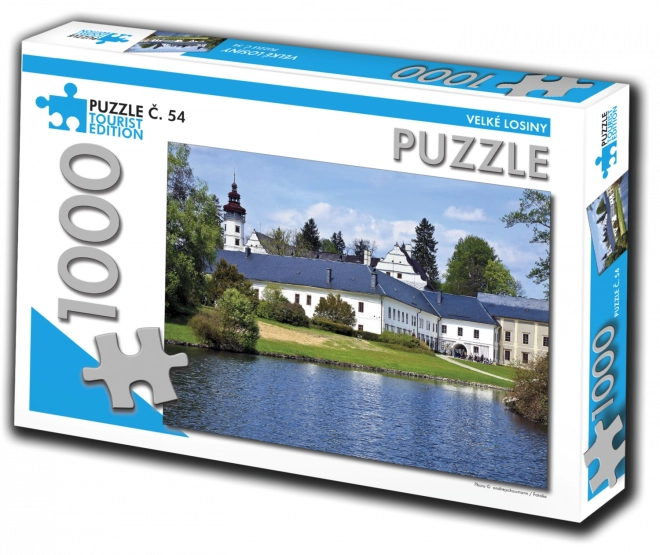 Puzzle Veľké Losiny 1000 dielikov turistická edícia