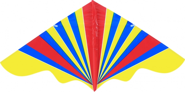 Farebný lietajúci šarkan 128 × 61 cm s rukoväťou