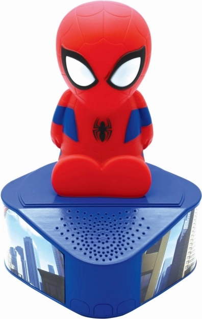 Bluetooth reproduktor Spider-Man s osvetlenou figúrkou