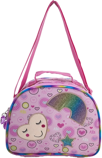 Detská taška cez rameno v tvare srdca 25 cm