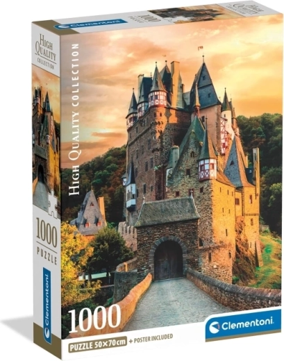 Puzzle CLEMENTONI Zlatá hodina na hrade Eltz 1000 dielikov