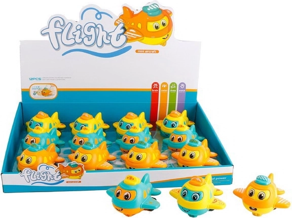 Hračka lietadlo na zotrvačník 8,5 cm