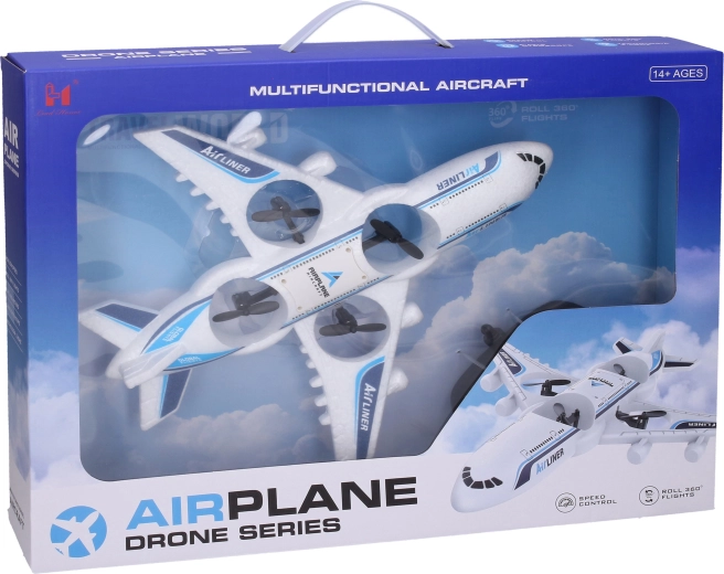 RC dron lietadlo na diaľkové ovládanie 2,4 GHz 31 × 28 × 6 cm - 1 kus