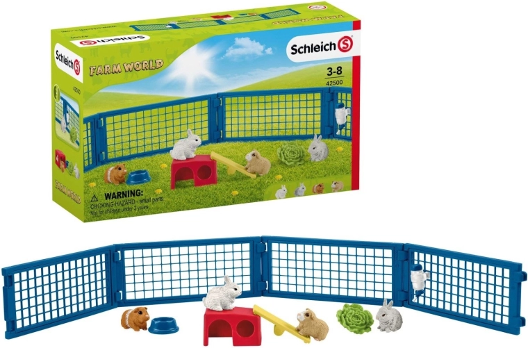 Schleich výbeh pre králiky a morčatá Farm World