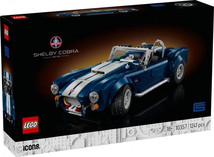 lego icons shelby cobra 427 s/c stavebnica pre dospelých