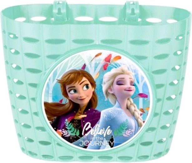 Detský košík na bicykel Disney Frozen tyrkysový