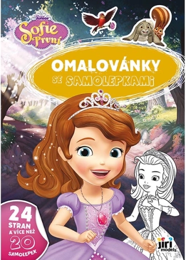Omaľovánky A4 so samolepkami Sofia Prvá