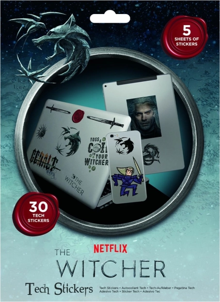 Sada nálepiek Zaklínač