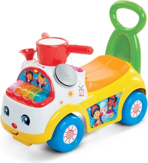 Fisher-Price hudobné odrážadlo žltá muzikantská paráda