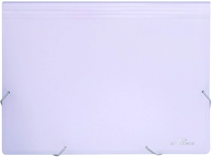 Dosky na dokumenty s gumičkou A4, 13 vreciek, biela