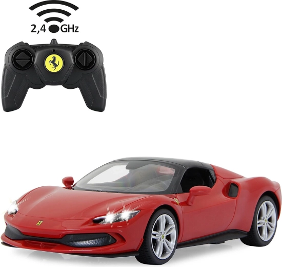 RC auto Ferrari 296 GTS v mierke 1:16, červené