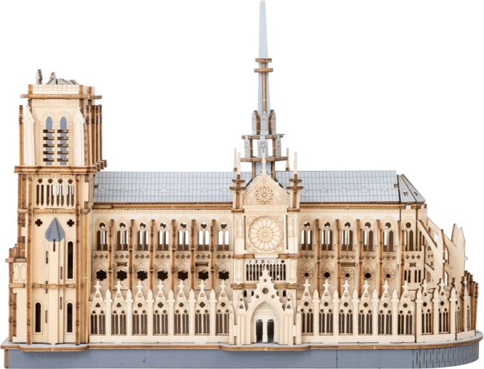 RoboTime 3D drevená skladačka parížskej katedrály Notre-Dame