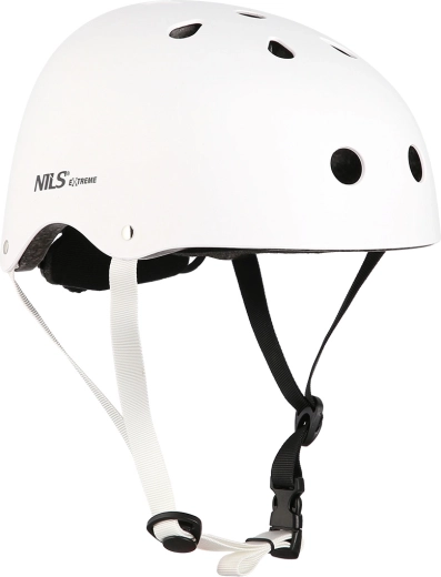 Prilba NILS Extreme MTW001 biela – L (58–61 cm)