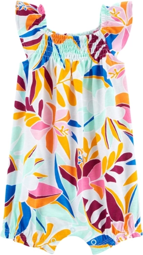 Carter's letný overal Multi Floral pre dievčatko (novorodenec)