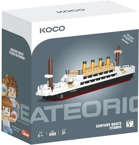 Stavebnica KOCO Titanic 271 dielikov - 1 kus