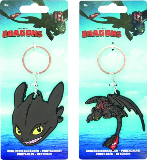 Dragons vinylový prívesok na kľúče - 1 kus