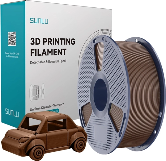 Sunlu PETG filament kávovo hnedý
