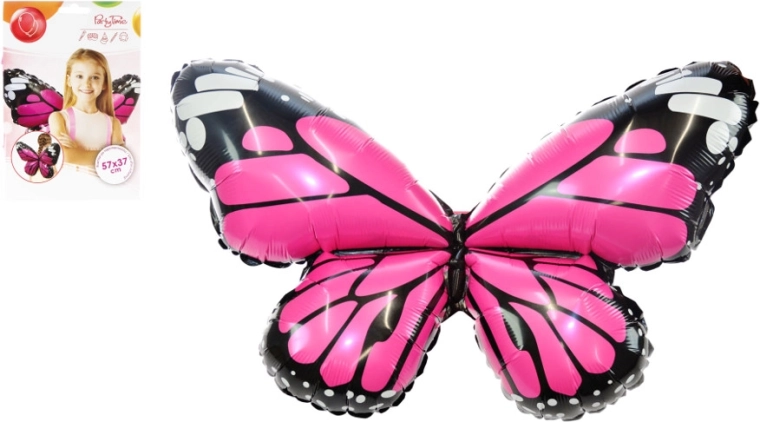 Fóliový balónik s trakmi – motýlie krídla