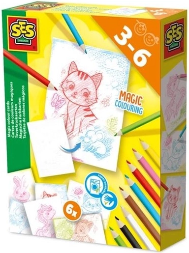 SES Creative Magic Colouring magické omaľovánky s pastelkami