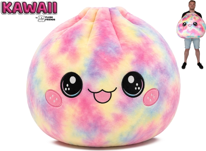 Dúhový plyšový bao knedlíček 60 cm Plush Friends