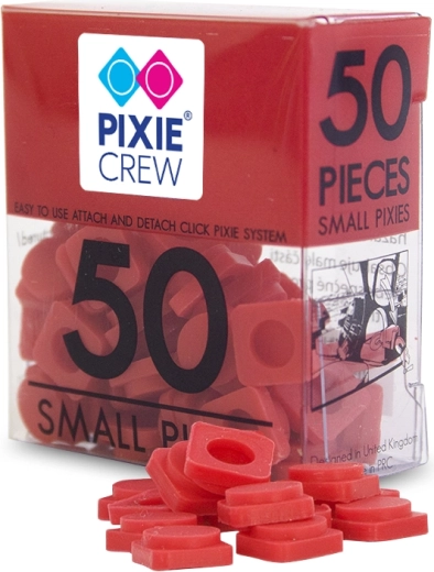 Pixie Crew malé silikónové pixely červené