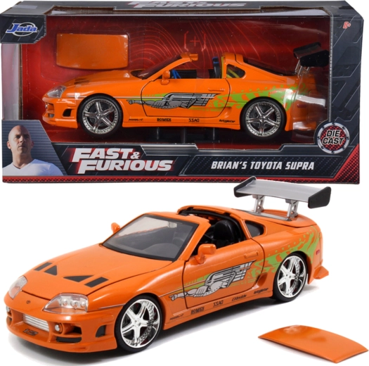 Toyota Supra Fast & Furious kovový model 19 cm