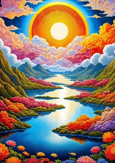 Enjoy puzzle plynulý východ slnka 1000 dielikov